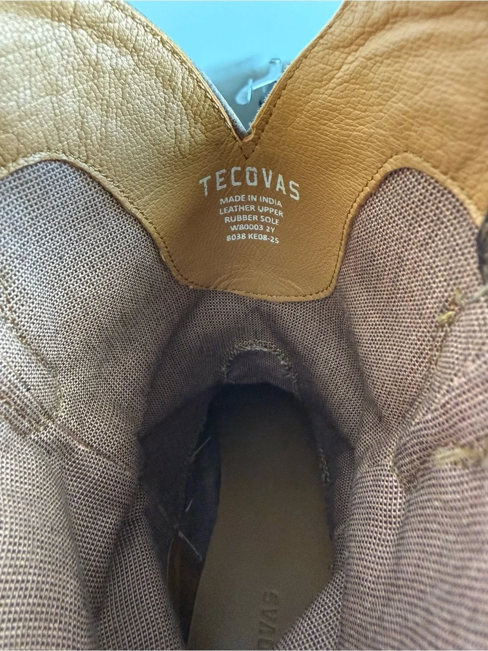 GIRLS Tecovas Brown Leather Western Boots